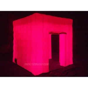 8'x8' 컬러풀 LED 인플레이터블 포토 부스 홍보용 포토 부스 제조업체 제공 - Product Image 4