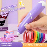 Bolígrafo de Impresión 3D, Bolígrafo de Dibujo DIY, Juguete Inteligente de Graffiti de Baja Temperatura, Regalo para Niños, Venta al por Mayor de Fábrica Transfronteriza, Colores de Moda