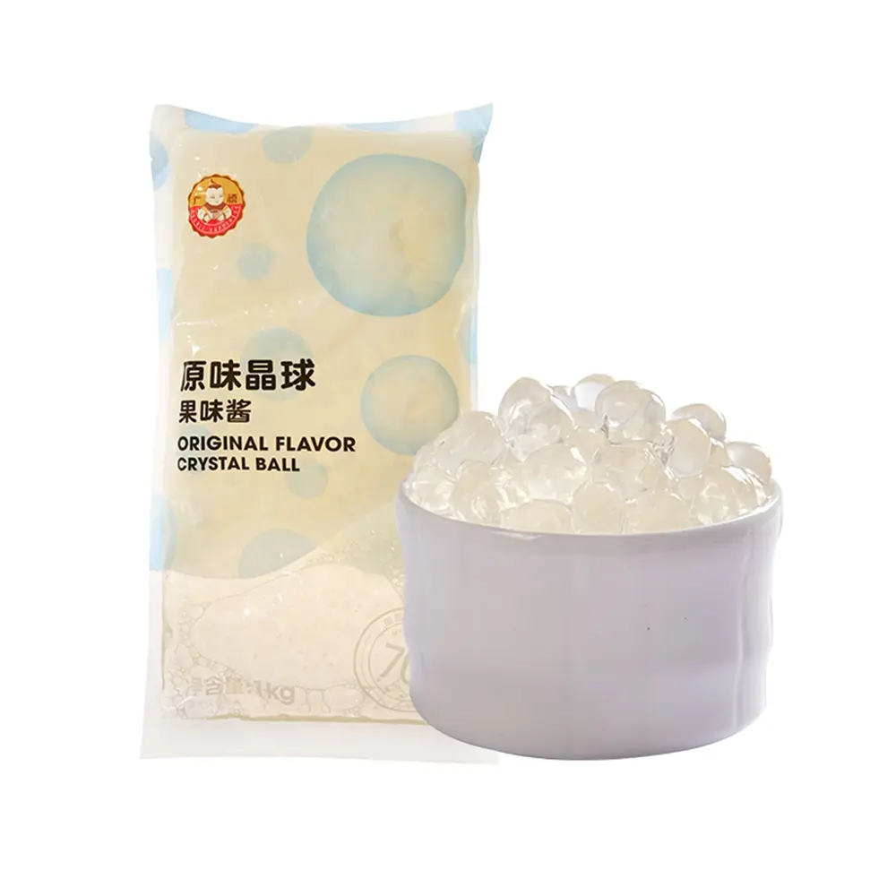 1kg natürliches Original Konjac Jelly Crystal Boba für Bubble Tea