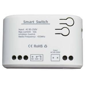Tự khóa AC <span class=keywords><strong>220V</strong></span> 85-250V không dây ứng dụng điều khiển Alexa googole 1CH tuya wifi thông minh mô-đun chuyển đổi với RF433 PST-TYAC-1CH - Product Image 1
