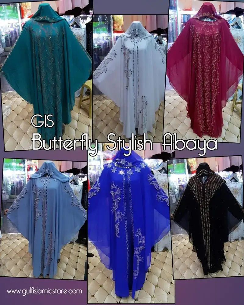 Mariposa de Abaya sofisticado colecciones Abaya para mujeres y niñas fabricante exportador y mayorista de Dubai, Emiratos Árabes Unidos