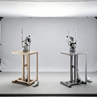 Machine pneumatique à faible consommation pour la fermeture de sacs en filet, avec pédale réglable, pour l'emballage des aliments, des céréales et des fruits