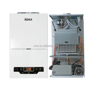 plate Combi boiler gas boiler 20kw to 60kw NG/LPG wall hung plate heat exchanger Home bathing and underfloor central heating