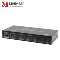 Commutateur HDMI 4x1 4K60Hz, 4 entrées 1 sortie, commutateur vidéo avec extracteur audio IR RCA 2.0 SPDIF 5.1