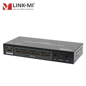 สวิตช์ <span class=keywords><strong>HDMI</strong></span> 4x1 รองรับ 4K60Hz 4 อินพุต 1 เอาต์พุต พร้อมตัวแยกสัญญาณเสียง IR <span class=keywords><strong>RCA</strong></span> 2.0 SPDIF 5.1 - Product Image 3