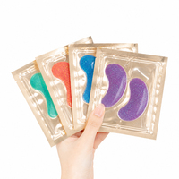 Masque Hydrogel Contour des Yeux Anti-Âge et Anti-Cernes au Rétinol et Vitamine C, Or 24K, Soin Coréen, Marque Privée OEM