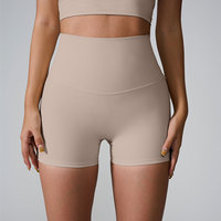 Nouvel Arrivage Short de Yoga et Cycliste pour Femme, Taille Haute, Ceinture Croisée de 3 Pouces, Effet Fesses Galbées, Séchage Rapide