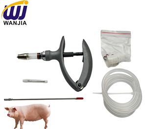 Injecteur de vaccin vétérinaire WANJIA, <span class=keywords><strong>seringue</strong></span> réglable en continu pour l'élevage de volailles et de bétail - Product Image 1
