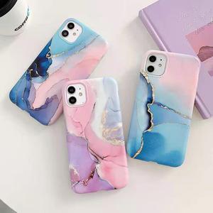 Funda de teléfono móvil personalizada para <span class=keywords><strong>Iphone</strong></span> <span class=keywords><strong>12</strong></span> pro max, Tpu, Imd, mármol, Dropshipping, proveedor de producción de China - Product Image 1