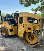 Offre Spéciale CAT CC34B utilisé compacteur à rouleaux combiné Original Caterpillar Double tambour rouleau 4 tonnes d'occasion Cat Mini rouleau de route