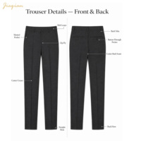 Costume Homme Gris Anthracite en Mélange de Laine Personnalisé OEM, Ensemble 2 Pièces, Simple Boutonnage, 2 Boutons, Revers Cranté, pour Mariage et Affaires