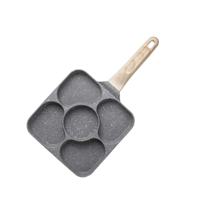 Sartén Antiadherente E-Top para Huevos Fritos, Sartén de Cocina, Mini Sartén para Huevos Escalfados de 5 Tazas, Sartén de Aluminio para Hacer Panqueques y Hamburguesas - Product Image 1