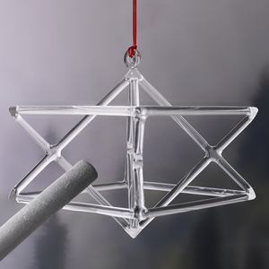 Chakra De cuarzo transparente De alta pureza, pirámide De cristal con sonido curativo, piramidal - Product Image 6