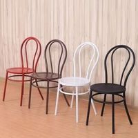 Moderner Antiker Metall-Caféstuhl im Wiener Stil für Bankette, Events, Outdoor-Partys, Restaurants und Hotels