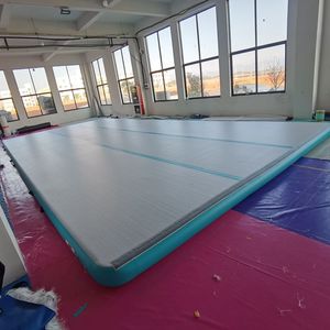 Tapis de gymnastique gonflable Airtrack en PVC imperméable pour le basketball et la gymnastique, avec pompe à air, taille personnalisée, DWF Air Track Gym gonflable - Product Image 5