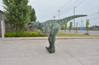 Costume de dinosaure réaliste T-Rex avec pattes cachées pour spectacle sur scène, modèle animatronique pour amusement