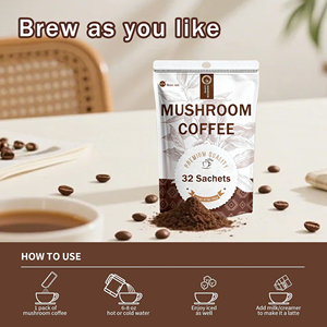 Café Instantáneo de <span class=keywords><strong>Ganoderma</strong></span> <span class=keywords><strong>con</strong></span> Extracto de Melena de León, Marca Privada OEM - Product Image 4