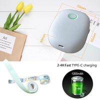 Imprimante thermique portable sans fil 58 mm pour étiquettes mobiles, mini-imprimante de reçus TSC 80 mm pour parking et étiquettes manuelles
