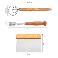 Outils de fabrication de pain fouet danois pâte boiteux outil de coupe grattoir outil utilisé pâtisserie cuisson levain Kit de démarrage ensemble écologique
