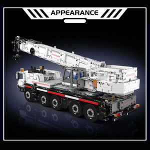 مجموعة تقنية من مولد كينج 17075، شاحنة رافعة بيضاء LTM IIIO آلية، 3248 قطعة، ألعاب مكعبات للأطفال، هدية - Product Image 4