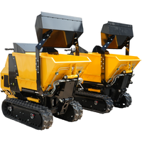 Mini-dumper sur chenilles de 0,8 tonne à bas prix, hydraulique, pour travaux de construction