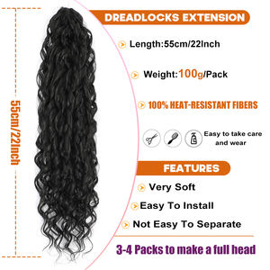 Jessica Hair Twist Pelo sintético de ganchillo Trenza Afro Curl Ombre <span class=keywords><strong>Rubio</strong></span> Rosa Profundo Ondulado Extensión de <span class=keywords><strong>cabello</strong></span> de ganchillo para mujeres negras - Product Image 4