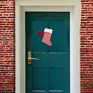 Custom Size New Knitting Christmas Tree Snowflake Alphabet Socks And Stockings With Pendant Gift For The Holiday Season
