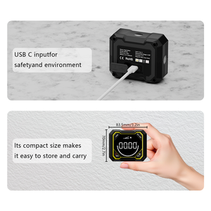 Лазерный уровень и цифровой угломер KeFvoer MG16C, 1 шт. (минимальный заказ), с поворотом на 360°, литиевая батарея 3.7В 1000мАч, двусторонняя магнитная основа - Product Image 3