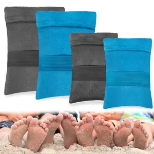 Reisetasche Sandentferner für Strand Strandpulverbeutel Sandentferner Bürste Camping Sandentfernerbeutel für erwachsene Kinder