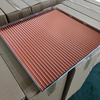 Panel Compuesto de Aluminio Corrugado Moderno en Forma de Panal para Techo Falso Suspendido y Uso en Apartamentos, Ligero e Ignífugo