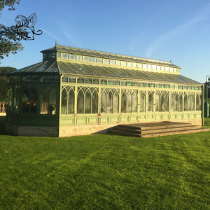 Serre en verre de style victorien avec structure en <span class=keywords><strong>acier</strong></span> galvanisé à chaud et revêtement en poudre, serre en verre en forme de dôme pour jardin, cour arrière, luxe - Product Image 1