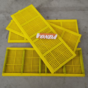 नए औद्योगिक रैखिक कंपन स्क्रीन पॉलीयूरेथेन सिविंग मशीन अयस्क पानी और तरल सिविंग के लिए निर्माण के लिए - Product Image 2