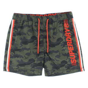 Superdry State สีของชุดว่ายน้ำสำหรับผู้ชาย: สีเขียว/ดำ | ของแท้100% - Product Image 1