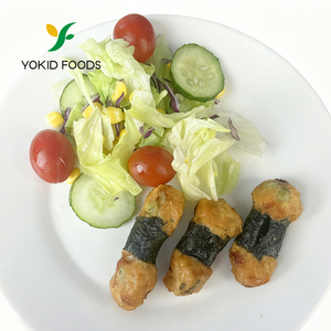 Rollo de Vegetales con Surimi de Calamar y Nori Congelado, Listo para Freír, para Bares y Restaurantes, Suministro al por Mayor - Product Image 4