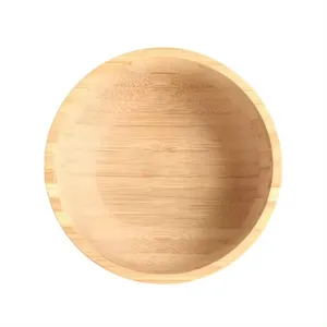 相思木沙拉上菜碗经典圆形设计水果谷物面食可持续木材工艺品商务礼品