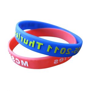 Pulseras Deportivas Ecológicas de Silicona con Diseño Nuevo, Pulseras de Silicona Personalizadas con Banda de Silicona en Relieve - Product Image 1