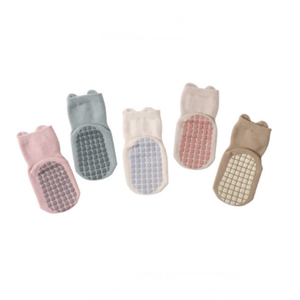Anti Slip Macio Algodão Bebê Meias Silicone Grips Atacado Respirável Crianças Meias - Product Image 5