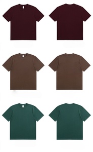 T-shirts pour hommes de haute qualité à bas <span class=keywords><strong>prix</strong></span>, poids lourd, en coton peigné, imprimés, personnalisables pour votre propre marque, style décontracté professionnel - Product Image 5