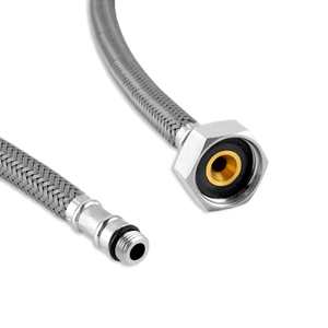 Tuyau en métal flexible tressé tuyau d'entrée d'eau tuyau d'eau chaude et froide connexion de toilette pour robinet de cuisine de salle de bain - Product Image 4