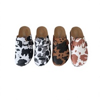 Sandales pour femmes à motif vache laitière en métal et crin de cheval grande taille, pour le commerce transfrontalier, Nouvelle collection Printemps/Automne 2026