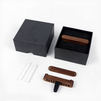 Nouveau diffuseur de parfum de luxe personnalisé pour voiture, aromathérapie, clip de ventilation, logo, matériau en bois, parfum longue durée, kit de recharge, naturel