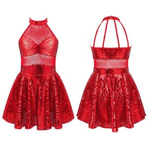 Vestidos de Baile Estilo Patchwork para Niñas de 6 a 14 Años, para Uso Diario, Actuaciones en Escenario, Sesiones de Fotos, Ballet y Danza al Aire Libre - Product Image 2