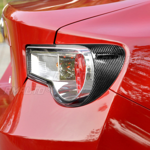 1 Par de Adhesivos para Cejas de Faros Delanteros/Luces Traseras de Fibra de Carbono para Subaru BRZ para Toyota GT86 2012 2013 2014 2015 2016 - Product Image 5