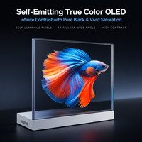 Afficheur OLED transparent ultra-fin de 30, 55 et 77 pouces pour centre commercial, aéroport et salle d'exposition
