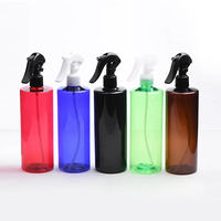 100ml 150ml 200ml 250ml 300ml 5000ml Pompe de pulvérisation de souris en plastique Bouteilles cosmétiques Conteneurs Bouteille PET Noir avec pompe pulvérisateur