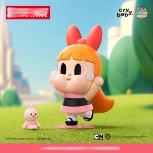 Original Crybaby Pop Mart Powerpuff Girls PVC muñeca lindo regalo resina Mini Crybaby figura caja ciega - Product Image 5