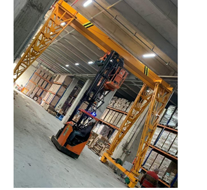 Mini-grue portique mobile et portable pour atelier, grue portique à cadre en A pour extérieur à vendre - Product Image 2