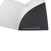 Nueva Carpeta de Presentación de Papel Mate de Lujo, Impresión UV en Colores Vibrantes, Carpeta Profesional y Sostenible para Promoción de Negocios y Marca