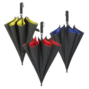 Cadre en fibre de verre Durable, <span class=keywords><strong>parapluie</strong></span> de Protection UV, imperméable, <span class=keywords><strong>résistant</strong></span> <span class=keywords><strong>au</strong></span> <span class=keywords><strong>vent</strong></span>, <span class=keywords><strong>parapluie</strong></span> de Golf à Double couche - Product Image 1