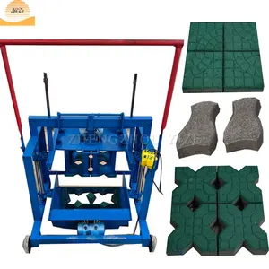 Manual hand operated concrete block making machine hand operated concrete block making machine